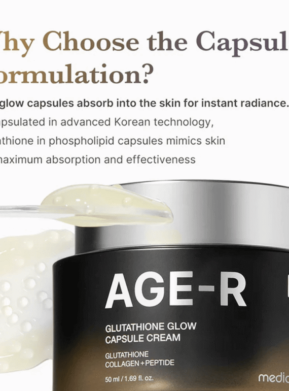 AGE-R Glutathione Glow Capsule Cream 50ml - 2