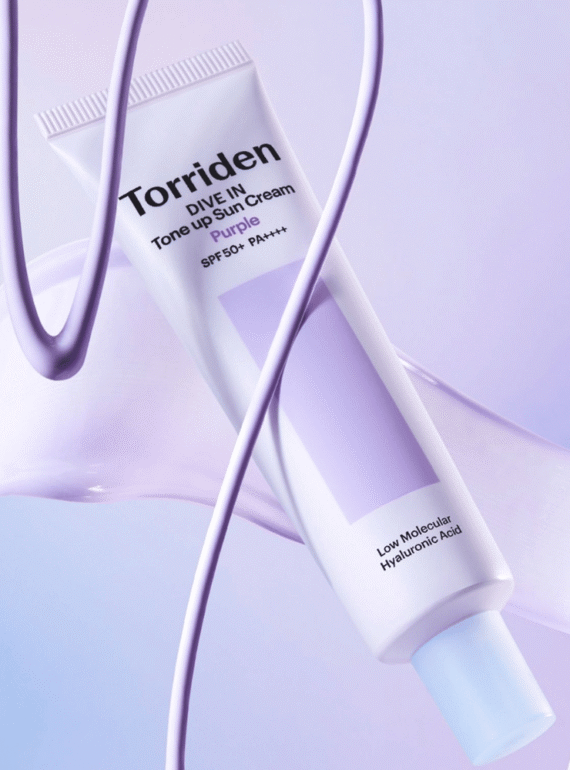 DIVE IN Tone Up Sun Cream Purple 60ml - 2