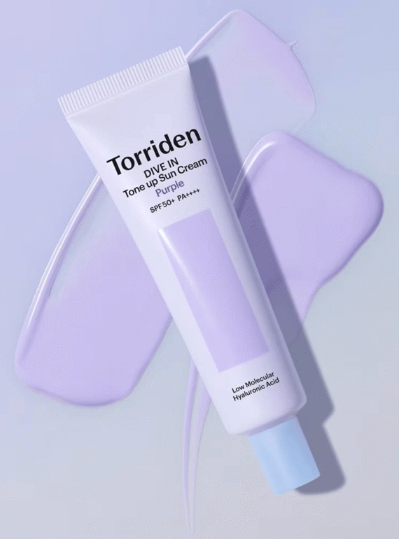 DIVE IN Tone Up Sun Cream Purple 60ml - 3