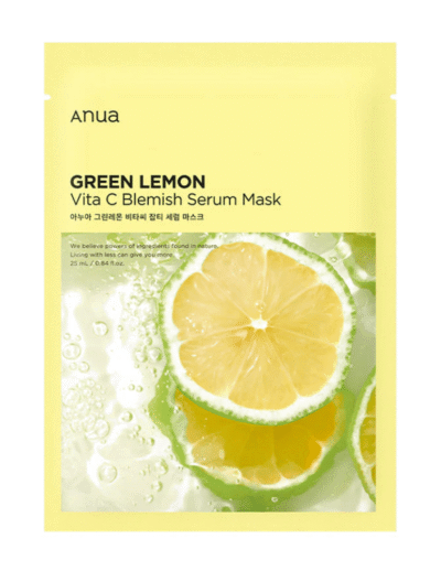 Green Lemon Vita C Blemish Serum Mask - 1