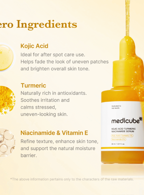Kojic Acid Turmeric Niacinamide Serum 30ml - 3